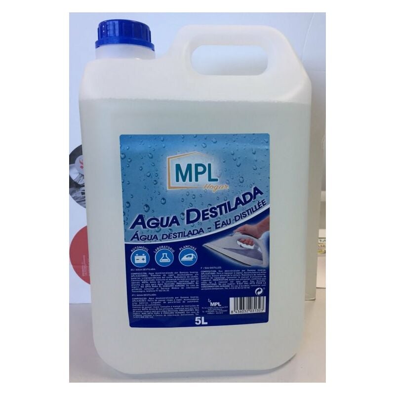 

Mediterranea De Pdtos.de Limpieza,s.r.l - AGUA DESTILADA 5 L