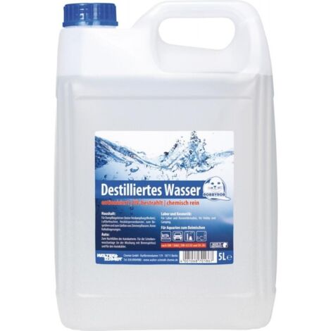Agua destilada 5L bote ROBBYROBTrack artículo STRECKE