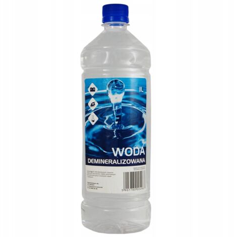 Agua destilada desmineralizada 1L