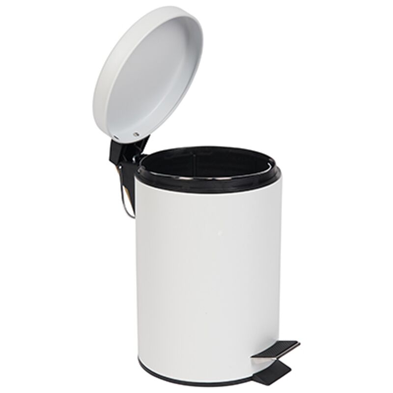 

Pedal bin AquaVive - metal blanco 3 L - Blanc