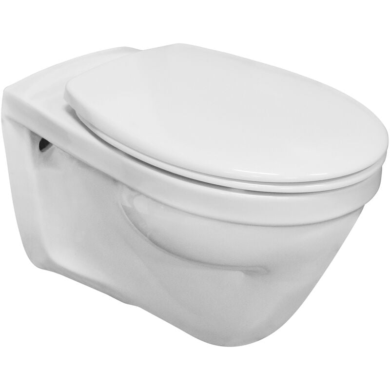

pared WC montado fondo plano AquaVive - Lunain Blanco