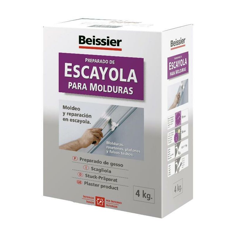 

aguaplast escayola para moldeo caja estuche 4 kg 70215-002 - Mibricotienda