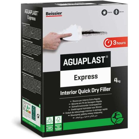 Aguaplast express stucco in polvere extra rapido per ambienti umidi 1 kg