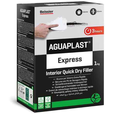 EXPRESS, Stucco Bianco in Polvere, Extra Rapido. AGUAPLAST.