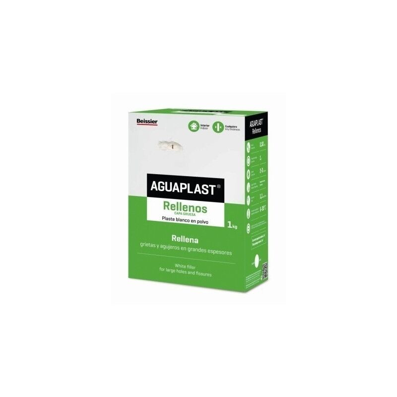

aguaplast capa gruesa plaste en polvo caja estuche 1 kg 70057001 - Mibricotienda