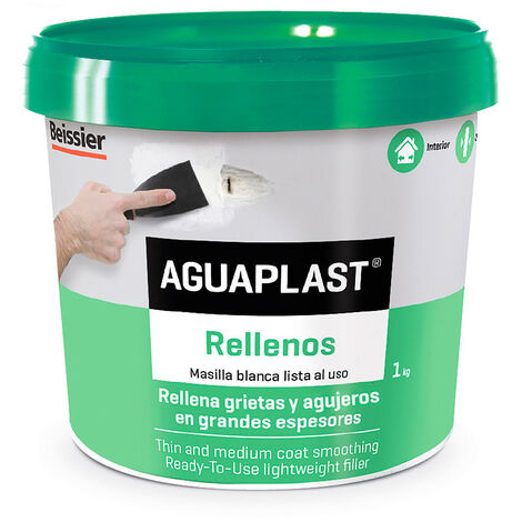 Aguaplast Remplissage 1kg Enduit De Rebouchage Facile à Utiliser - Aguaplast