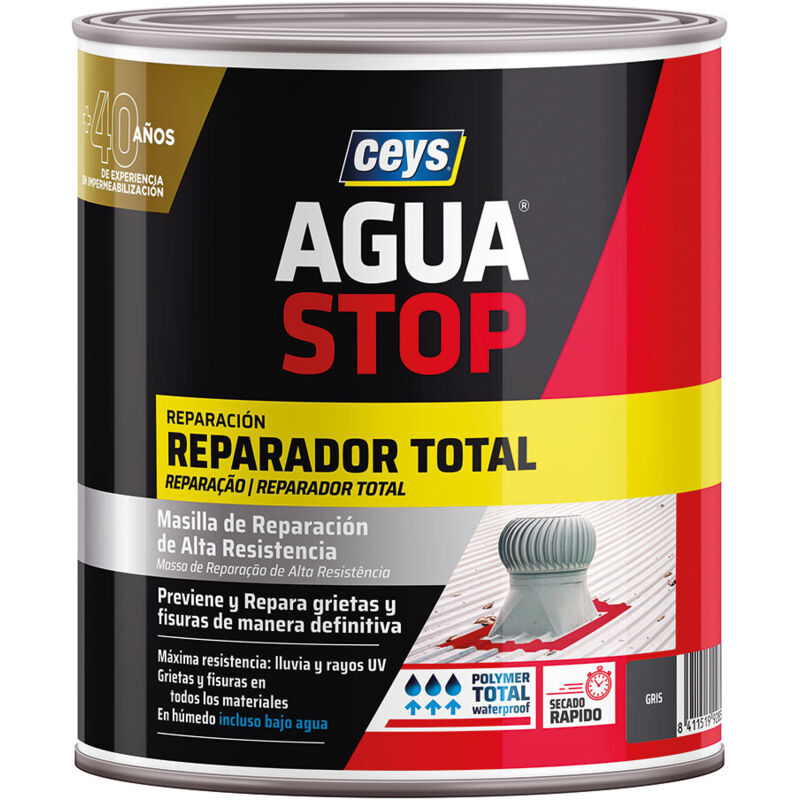 Aguastop total reparation 1kg gris 902850