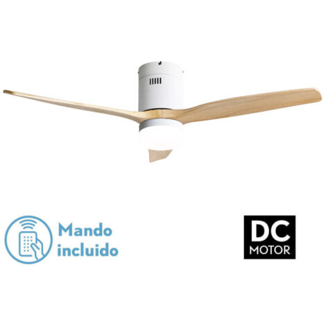 AGUILON Ventilatore da soffitto LED bianco 18W CC