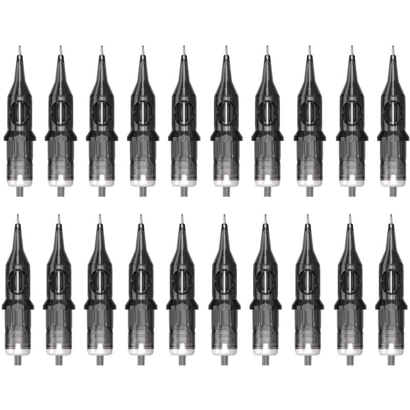 

Aguja de tatuaje, boligrafo de tatuaje, aguja de tatuaje corta, accesorios de maquina de tatuaje, 20 piezas,7RL