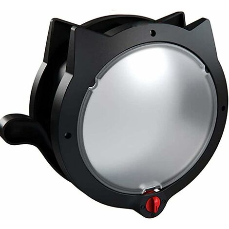 Agujero de puerta para perros y gatos Puertas redondas para interiores y exteriores de 4 vías Dirección controlable para entrenamiento de mascotas (Color : Black)
