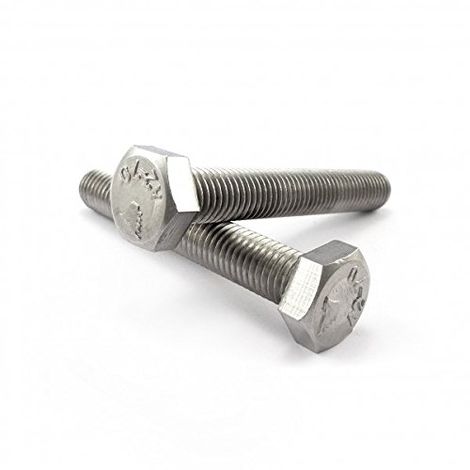 M8 SCARICO BORCHIE in acciaio inox e dadi della flangia lungo 40mm METRICA