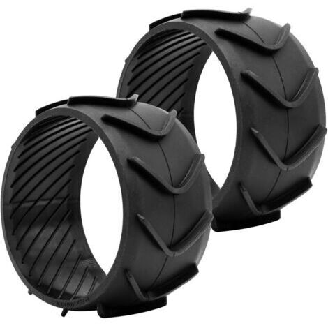 AHLSEN 1 ensemble - Lot de 2 protections de roue pour Worx Landroid, amélioration de la traction pour tondeuse robot Worx Landroid S300 M500 M700 M1000 L800 L1000 (RSXJ0003)