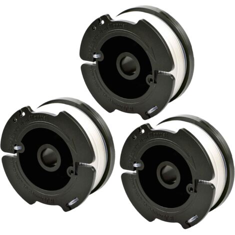 AHLSEN 1 ensemble - Lot de 3 bobines de rechange AF-100 Weed Eater compatibles avec Black+Decker AF-100-3ZP AF-100-BKP Débroussailleuse Weed Wacker String