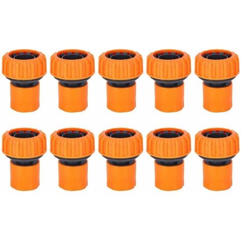 Ahlsen 10 Piezas Conector Rápido de Manguera de Jardín de Plástico Conector de Manguera de Jardín Juego de Liberación Rápida Conectores y Adaptadores de Manguera para Riego de Jardín
