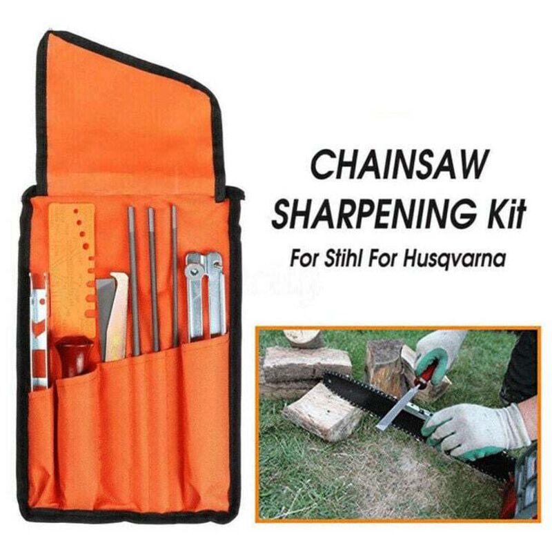 10 x Tronconneuse Kit De Classement De Fichier D'Affutage De Chaine Outil De Limage De Scie à Chaine - Ahlsen