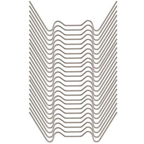 Ahlsen 100 Pcs Clips de Vitrage pour Serre7.51.5cm Clip de Vitrage Type W Clips de Vitrage pour Serre de Jardin Clips pour Vitre de Serre Acier Inoxy pour Fixation de Verre de Serre Effet de Serre