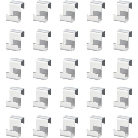 Ahlsen 100 Uds Clips Z accesorios de invernadero de acero inoxidable Clips de invernadero resistentes a la intemperie para fijar paneles de invernadero de aluminio