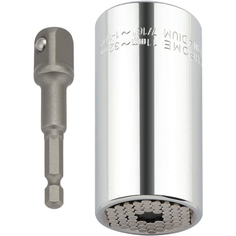 Ahlsen - 11-32mm Douille Multifonctionnelle avec Barre d'Extention Adaptateur