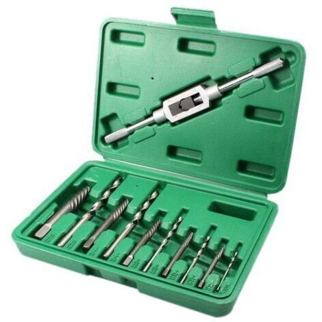 Ahlsen 11Pcs Extracteurs de Vis Endommagées Boulons Cassés avec Boîte de Rangement,1 pac