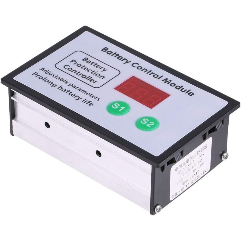 Ahlsen 12V contrôleur de charge de batterie contrôleur de contrôle de sous-tension régulateur de protection de basse tension, interrupteur de coupure