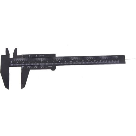 Ahlsen 150 mm Mini-Messschieber aus wiederverwendbarem Kunststoff zum Basteln
