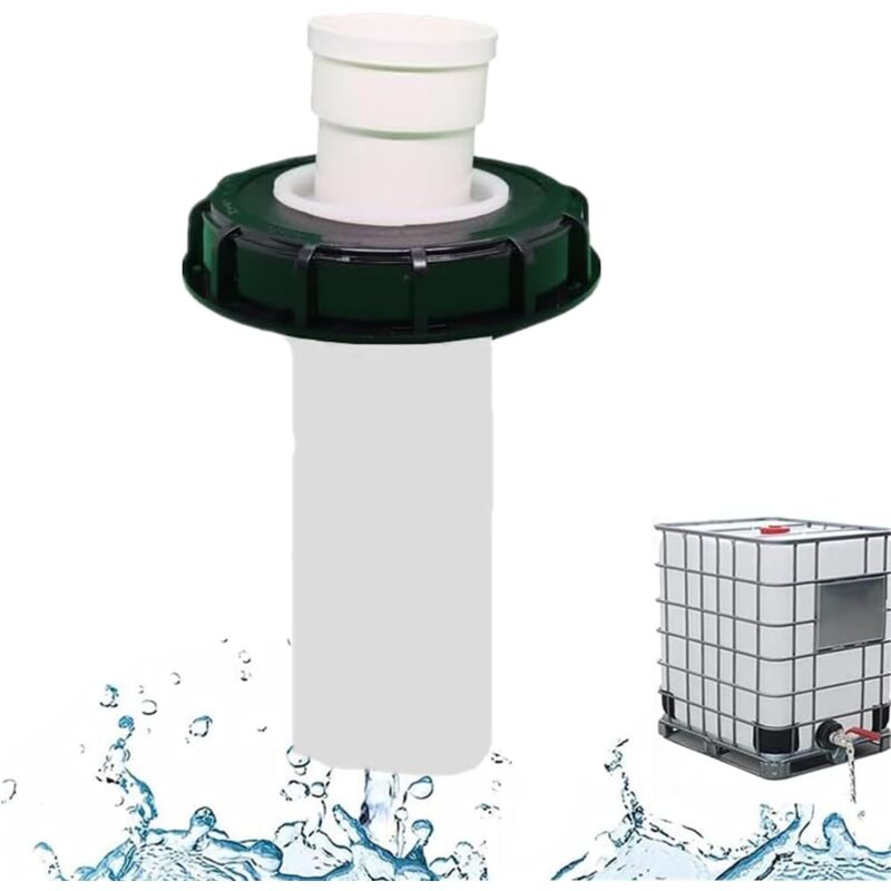 180° Couvercle de Réservoir ibc avec Filtre en Nylon Lavable pour Réservoir d'eau de Pluie ibc 1000 litres,Filtre à Couvercle ibc Accessoires de