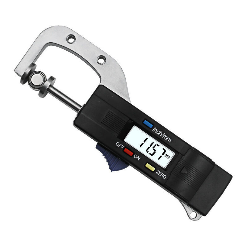 Ahlsen - 1pcs Jauge d'épaisseur numérique précise 0-25.4 mm d'épaisseur, Jauge d'épaisseur avec écran lcd durable