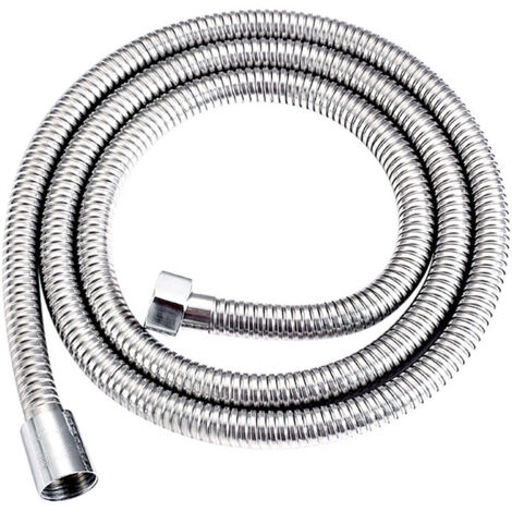 Ahlsen 2 Pcs Flexible de Douche 150CM, Acier Inoxidable Anti-Torsion Anti-Explosion Anti-Fuite Anti-Corrosion Tuyau Douche, avec Connexion Universelle G 1/2", Interface en Laiton, pour Douchette à Mai