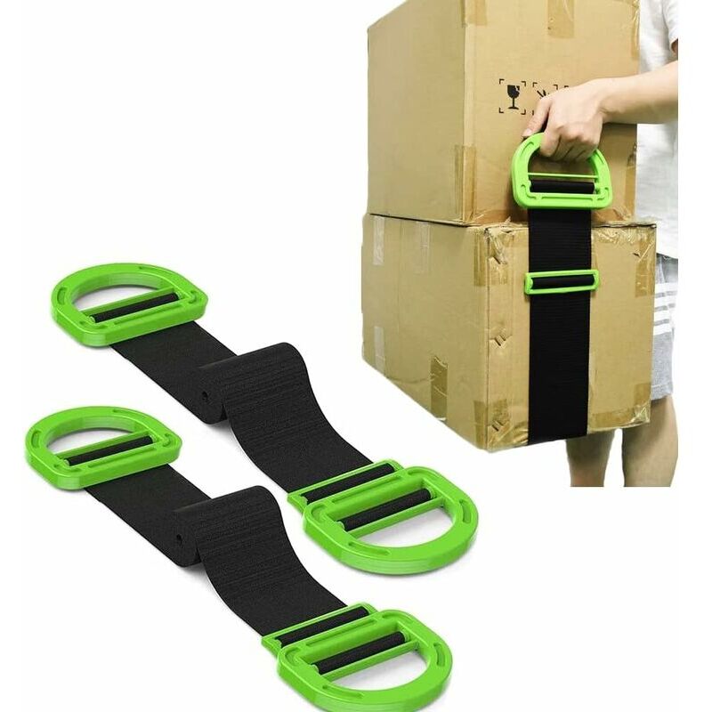 2 pièces - meubles, boîtes, courroies de déplacement et de levage pour la construction de bâtiments, courroies de levage, courroies de transport