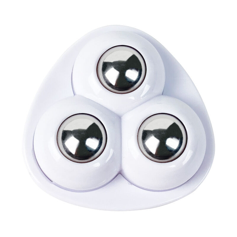 Ahlsen - 20 Pièces Mini Roulettes Pivotantes, Petite Roulettes pour Meubles, 360 Degrés Roulettes à Billes, 3 Bille D'acier Roulettes, Mini roue