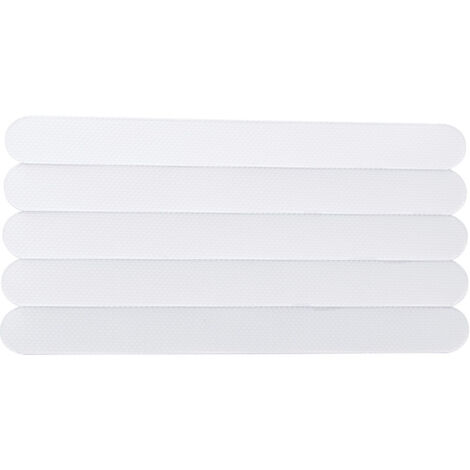 Ahlsen 20x tiras antideslizantes para escaleras y baños. Tiras antideslizantes transparentes y autoadhesivas.