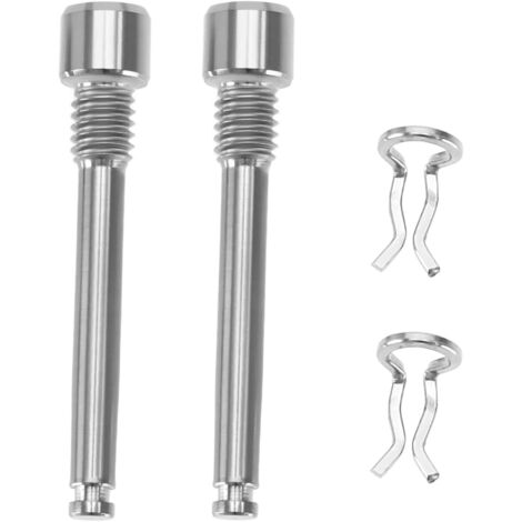 Ahlsen 2er-Pack M4-Fahrradbremssattelschrauben aus Titanlegierung mit Sicherungsringen, kompatibel mit Shimano