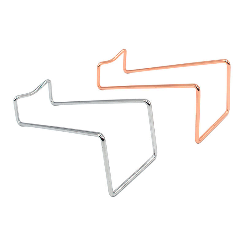 Ahlsen - 2pcs Casiers à Vin en Métal Comptoir,prêt à l'emploi Organisateur De Casier à Vin Rangement Bouteille en métal Support De Table pour Bar,