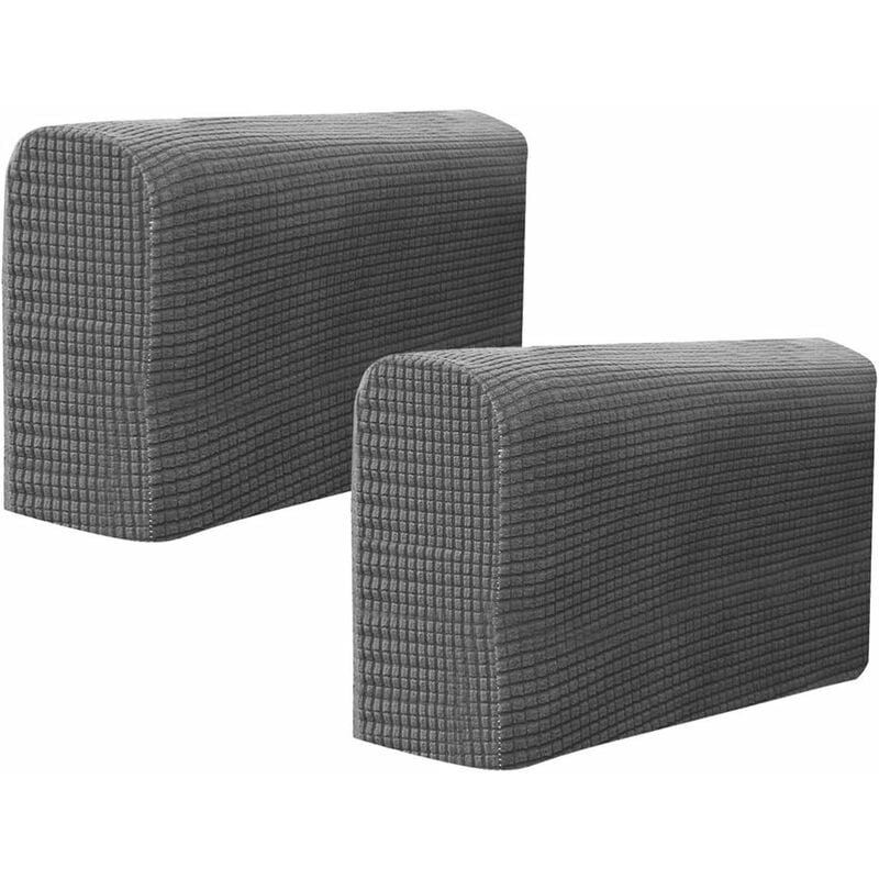 2Pcs Couvre Accoudoirs Housses de Canapé Tissu Extensible Accoudoir Couvre Décoratif Universel Élastique Canapé Bras Couvre Protecteurs - Ahlsen