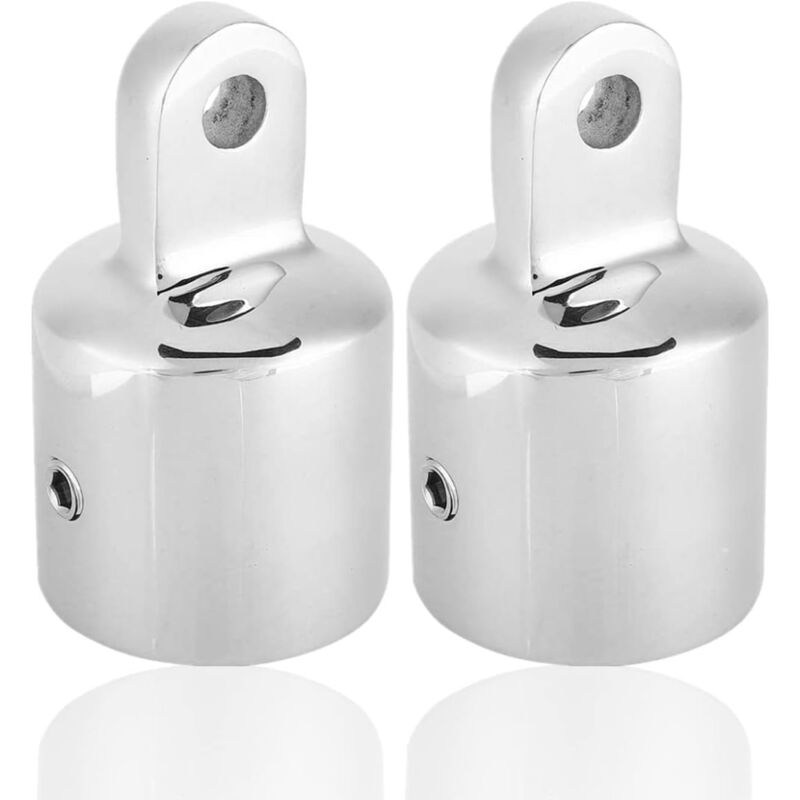 Ahlsen - 2PCS Yacht Auvent Connexion Cap en Acier inox 316 Qualité