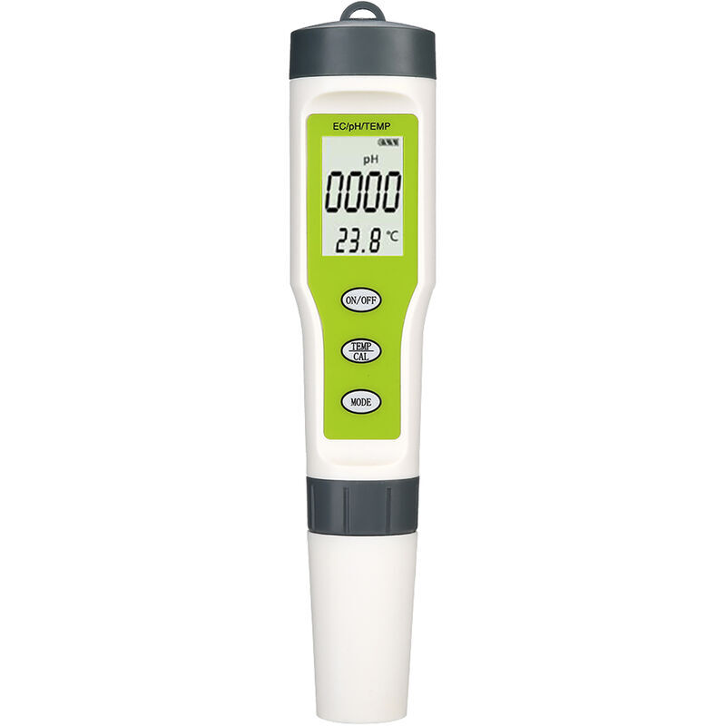 Ahlsen - 3 en 1 portable numérique ph ec temp mètre testeur de qualité de l'eau stylo de test de pureté