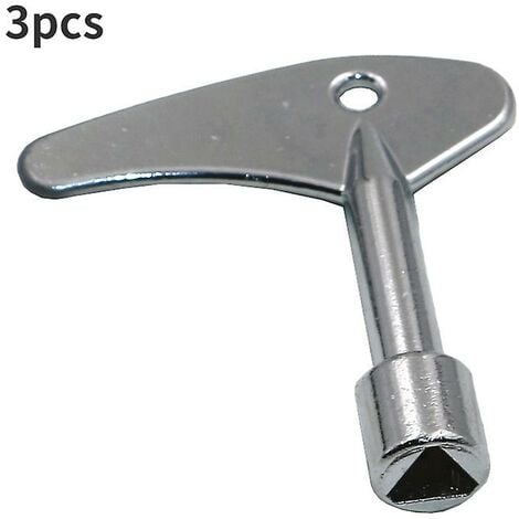Ahlsen 3 pièces clé triangulaire intérieure clé d'ascenseur à l'intérieur du Triangle compteur d'eau Valve clé outils ensemble clé universelle professionnelle