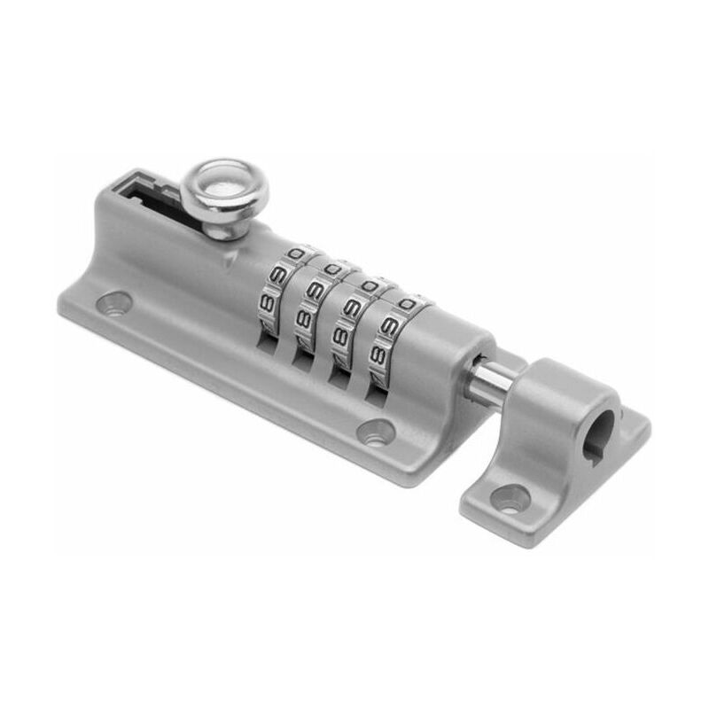 4-Digit Combination Lock – Combination Lock, Combination Lock Bolt – White - Ahlsen