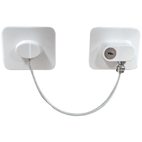 Ahlsen 4 pcs Sécurité Fenêtre Restricteur Réfrigérateur Serrure De Porte avec Clé Adhésif Congélateur Sécurité Enfant Sécurité Fenêtre Serrure Tiroir Four Machine À Laver Armoire