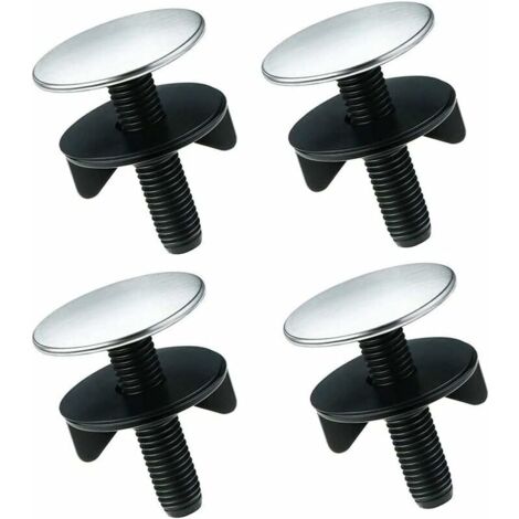 Ahlsen 4 Pièces Robinet Trou Couvercle, Robinet Couvercle Trou Cuisine, Bouchon Trou Robinet D'évier, Acier Inoxydable Robinet Trou Couvercle pour Accessoires d'Évier Cuisine, Salle Bain à Maison (15-