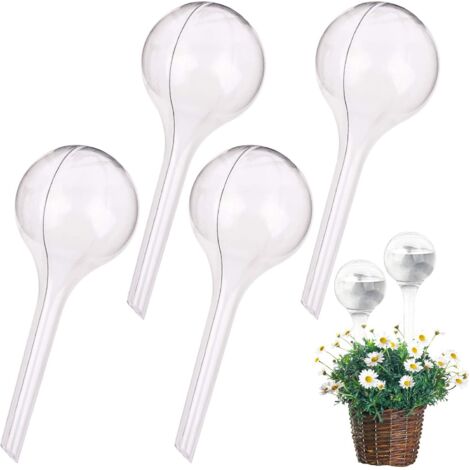Ahlsen 4er Set große Bewässerungskugeln - 27 x 9 cm für Topfpflanzen -