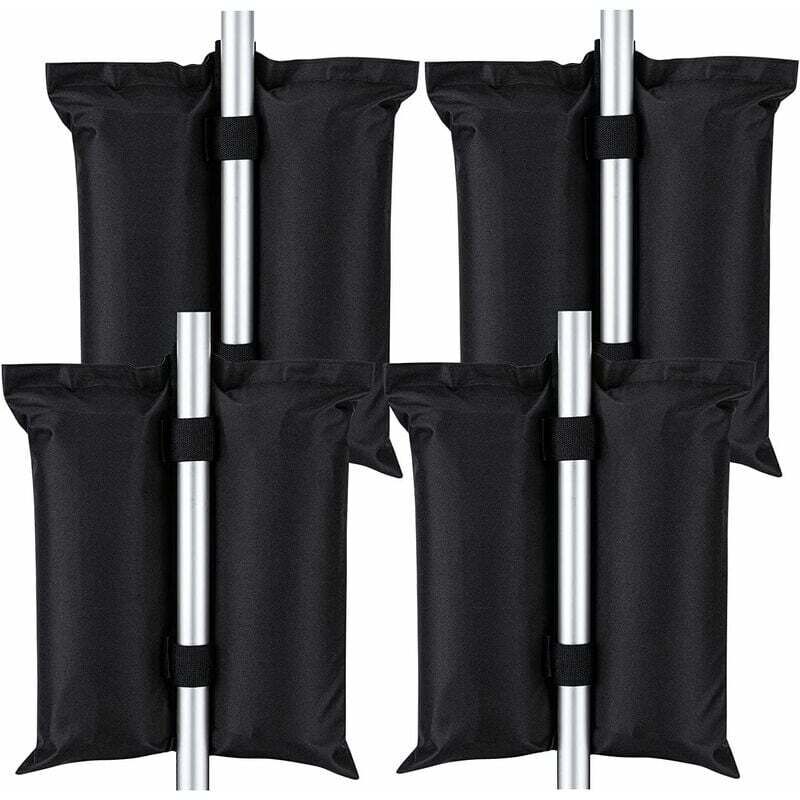 4Pcs Sacs De Poids De Belvédère, Sac De Poids pour Tente à Baldaquin Robuste 420D De Sacs De Sable pour Pop Up Canopy Tent Parasols Terrasse Tentes