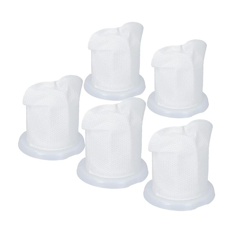 5 filtres à poussière adaptés au Vorwerk Kobold VC100 Set de filtres Aspirateur à batterie VC100 vc 100 Filtre d'aspirateur Pièces de rechange