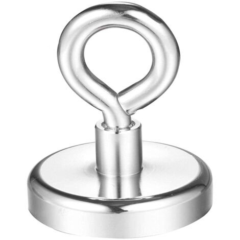 Ahlsen 78kg 48mm Super Strong Round Fishing Neodymium Magnet for Fishing and Rescue Industry, Science