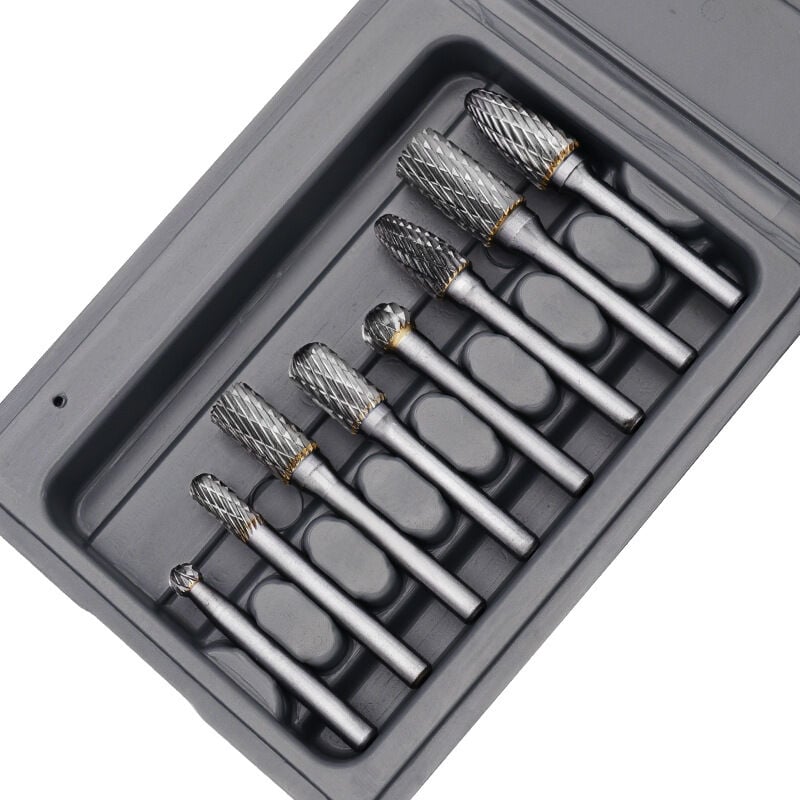 Ahlsen - 8 stuks inch schacht past roterende tool voor houtbewerking snijwerk, metalen polijsten, graveren, boren