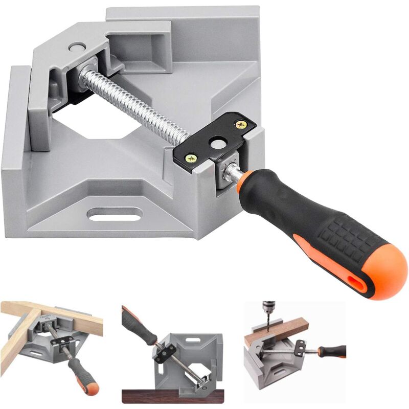 Ahlsen - 90 Degrés Pince a Angle Droit, Pinces à Souder D'angle Droit 90 Degrés Pince D'angle Clip De Cadre De Travail Du Bois, Outil De Soudage De