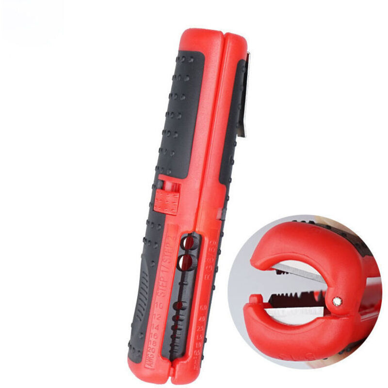 Image of Ahlsen - Abisolierzange Universal-Niederspannungs-Abisolierzange, Abisolierwerkzeug