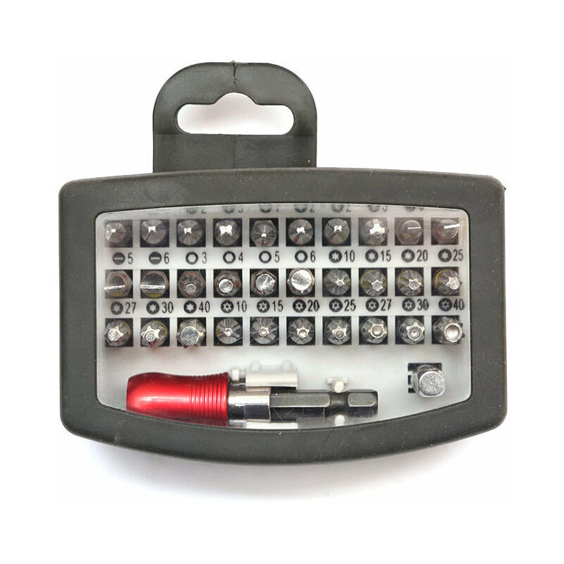 Ahlsen - Accessories 32 pièces Coffrets d'embouts de vissage Extra Hard,