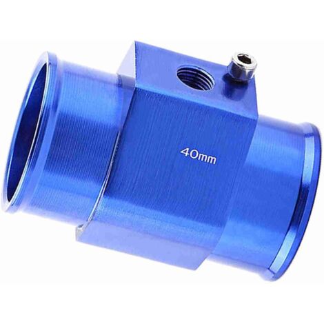 AHLSEN Adaptateur de Tuyau de Joint de température d'eau de Voiture, Adaptateur de capteur de température de Tuyau en Aluminium Universel pour la Plupart des Voitures (40mm)