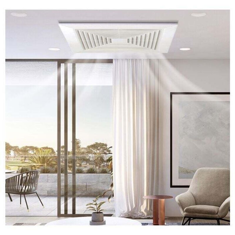 Ahlsen - Aérateur classique Ventilateur de salle de bains Ventilateur mural 9 pouce